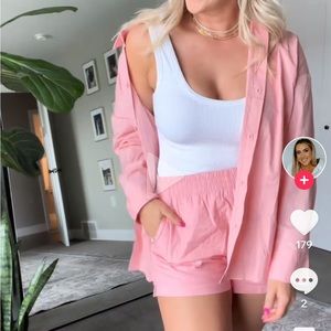 Abercrombie Set. Top oversized XS and bottom M